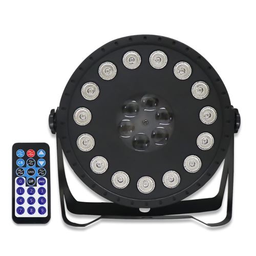 Téléconduite 15 Lumières Led et 4 Motif Projecteurs Dj Ktv Party Performance JJZM1046
