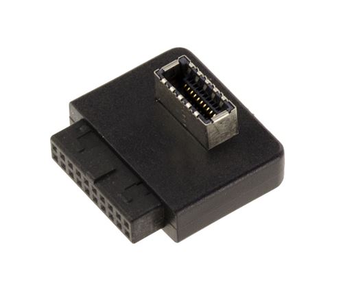 Adaptateur USB 3.1 20 points type A sur connecteur interne USB 3.0 USB3 19 points Femelle.