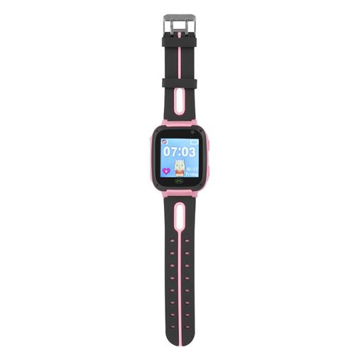 Montre Connectée Enfants Smartwatch Touch Réveil Caméra Téléphone Lampe de poche Montre (Rose)