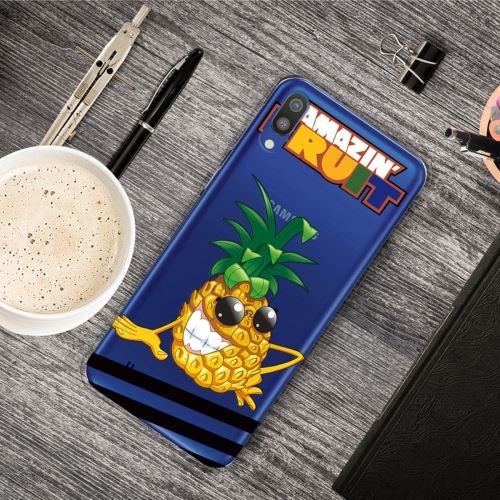 Coque en TPU impression de motifs clair ananas pour votre Samsung Galaxy M10