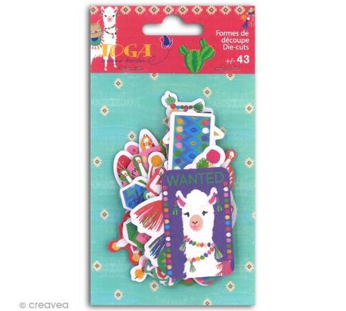 Die cut Toga - Oh Lamaa - 43 pcs