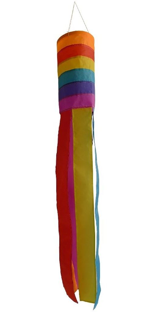 Rhombus cerf-volant Wind Sock60 cm junior nylon multicolore