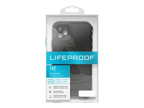LifeProof Fre - Beschermende waterdichte behuizing voor mobiele telefoon - zwart - voor Apple iPhone 11