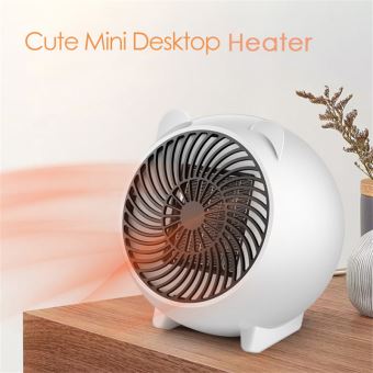 Ventilateur de chauffage électrique portable avec élément chauffant en  céramique PTC et protection contre la surchauffe pour bureau, maison, table