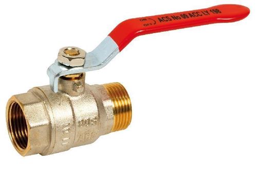 Vanne laiton 1/2'' (15/21) Mâle/femelle