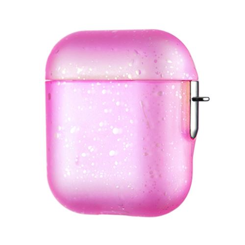 Coque en TPU particule rose pour votre Apple AirPods (2016)/(2019)