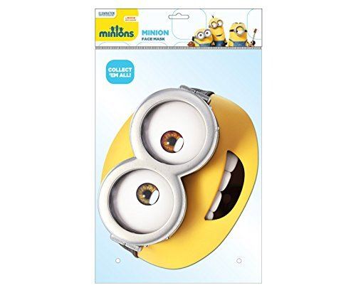 Gru Mi Villano Favorito Despicable Me 2 minion Bob, Costume Mask, One Size