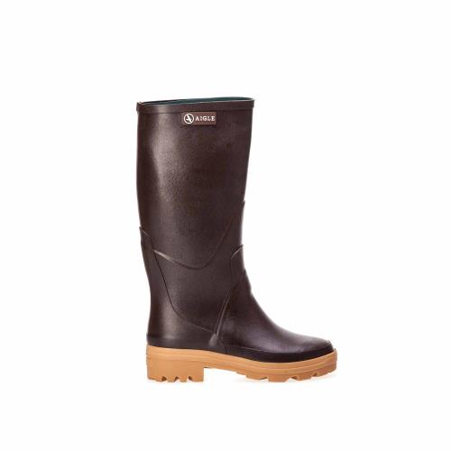 Bottes de chasse Aigle Chambord Pro Lady Brun