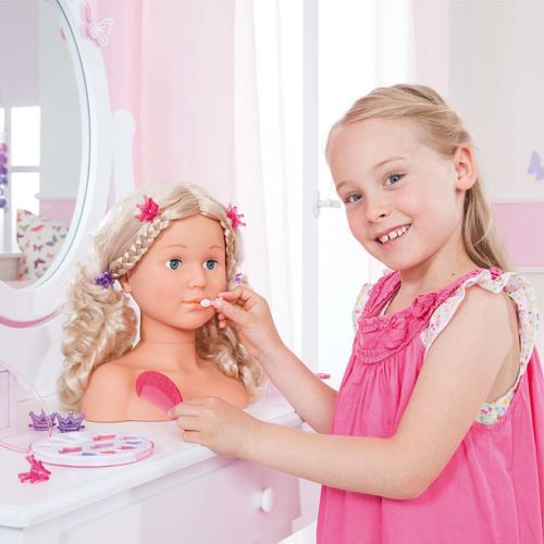 Teensymic Kit de maquillage pour enfants pour filles, 54 pièces de jouets de maquillage lavables