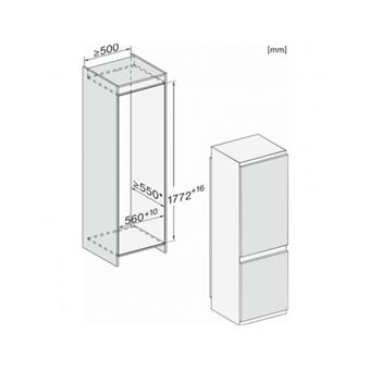 Réfrigérateurs combinés MIELE, KFN7733F