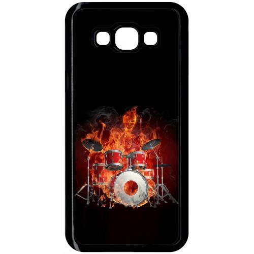 Coque Samsung Galaxy A8 Squellette Joue A La Batterie Flamme