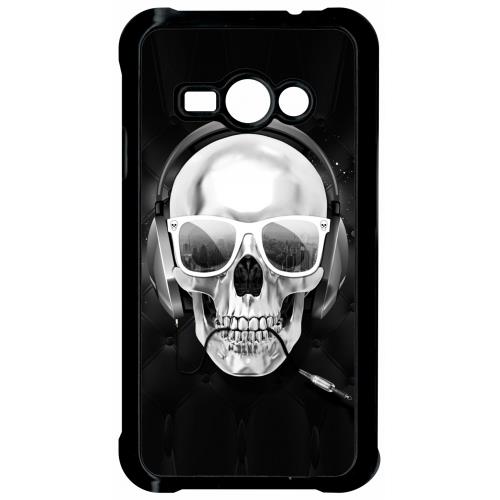 Coque Samsung Galaxy J1 Ace Tete De Mort Swag Casque De Musique