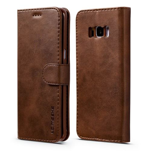 Etui en PU lc.imeeke stand café pour votre Samsung Galaxy S8 Plus G955