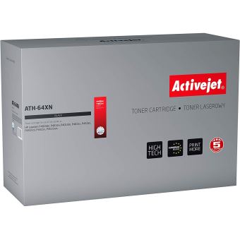 Activejet ATH-64NX toner for HP printer; HP 64X CC364X replacement; Supreme; 24000 pages; black - 1