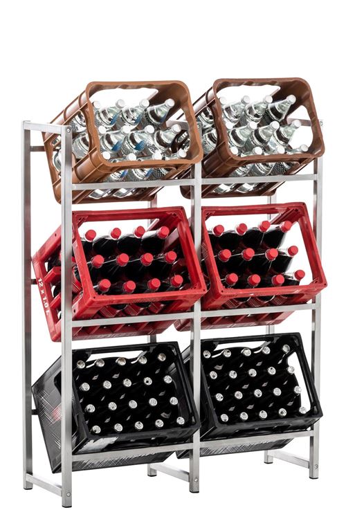 Range bouteilles Lennert - Taille XL - Couleur Acier inoxydable