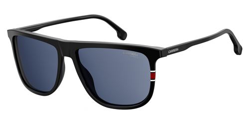 Carrera Eyewear lunettes de soleil 218/S hommes noires avec verres bleus