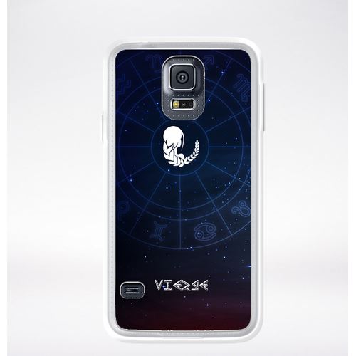 Coque Signe Astrologique Vierge Compatible Samsung Galaxy S5 Transparent