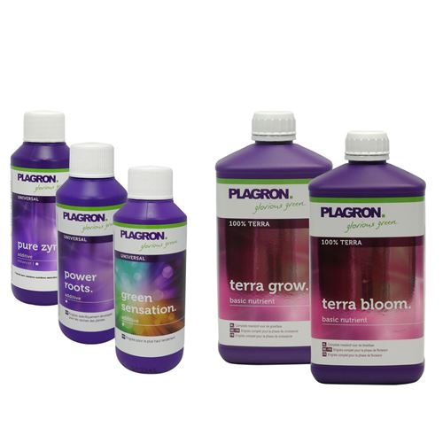 Pack engrais terra grow & bloom litre - plagron