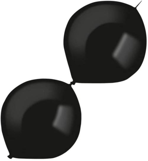 Amscan ballons pendules de mode 15 cm en latex noir 100 pièces