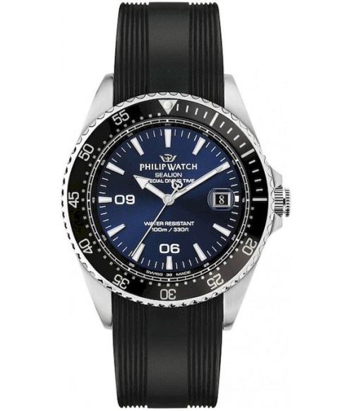 Philip Watch Montre Homme R8251209001 Bleu