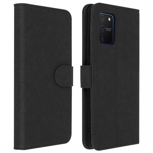 Avizar Étui Pour Samsung Galaxy S10 Lite Protection Intégrale Porte-cartes Fonction Support Noir