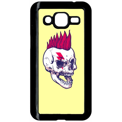 Coque Samsung Galaxy J2 Motard Crane Rouge