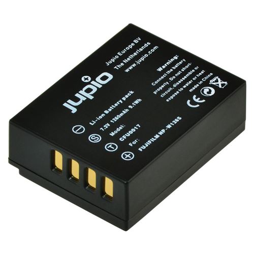 Jupio batterie compatible avec fujifilm np-w126s