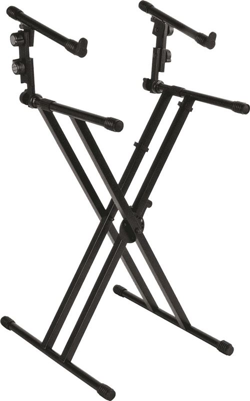 Quiklok Ql642 Stand Clavier X Double Avec Deux Niveaux Stands Clavier - Image 3