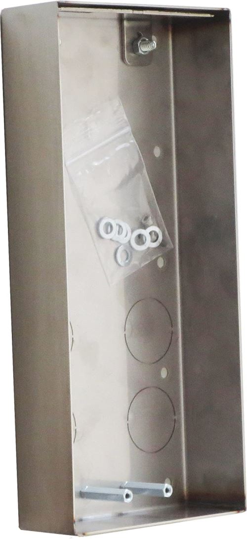 Wantec MONOLITH C Aufputzkasten 100x220x37mm acier affiné