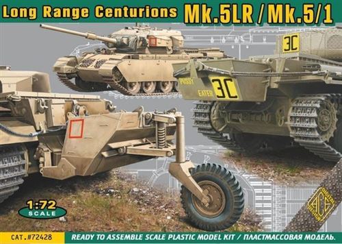 Centurion Mk.5lr/mk.5/1 W/external Fuel Tanks- 1:72e - Ace
