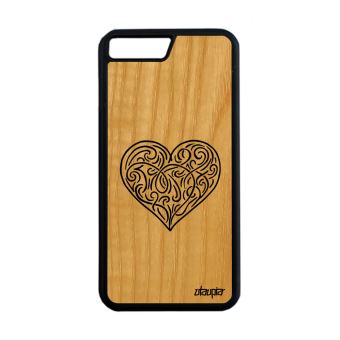 coque iphone 7 coeur silicone