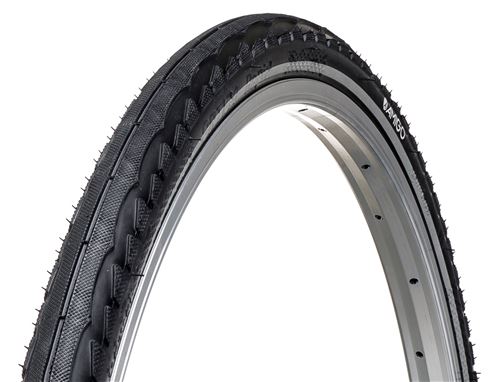 AMIGO Pneu extérieur Ortem Rapid28 x 1 5/8 x 1 3/8 (37-622) reflet noir