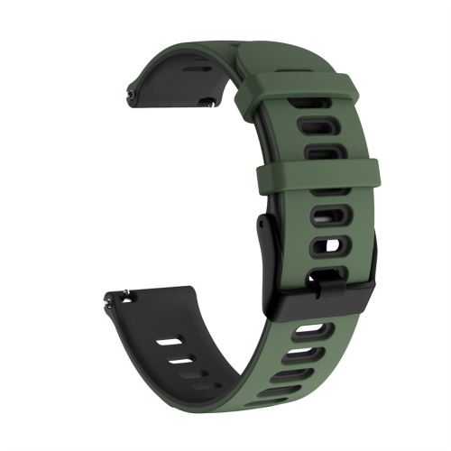 1€11 sur Bracelet de montre Compatible avec Garmin Forerunner 245/245M  20mm, Gel de silice - Armée Verte, Montre, Top Prix