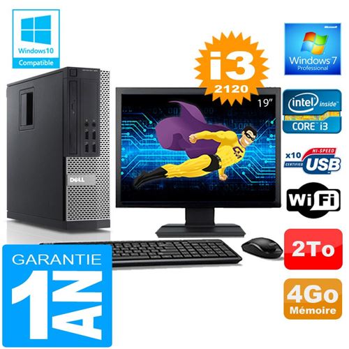 Acheter Pc dell 990 sff core i3-2120 ram 4go disque 2 to wifi w7 ecran 19' État correct - 239,00 € Pc dell 990 sff core i3-2120 ram 4go disque 2 to wifi w7 ecran 19' État correct - Dell reconditionné disponible sur Fnac