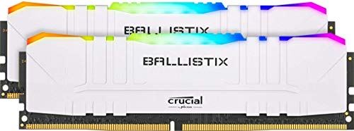 Ballistix White - 2 X 16 Go - DDR4 3000 Mhz - RGB - Blanc