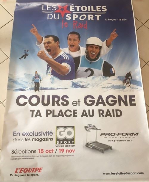 Les étoiles du Sport - 120x175 cm - AFFICHE / POSTER