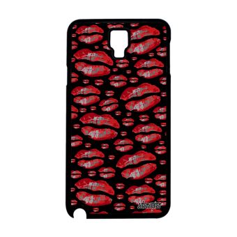 Coque Samsung Galaxy Note 3 Lite Levre Colore Rouge