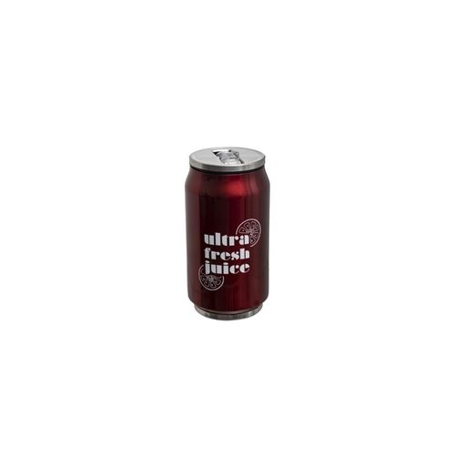 Mug Isolant Double-Paroi Canette 30cl Rouge