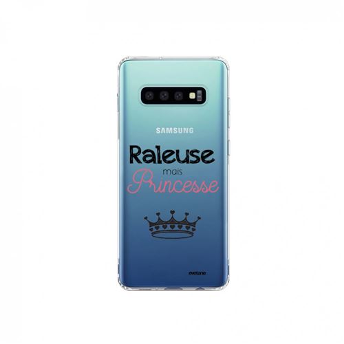 Coque pour Samsung Galaxy S10 Plus 360 intégrale transparente Raleuse mais princesse Tendance [Evetane®]