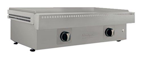 Simogas EXT75REC Plancha Extreme Inox Plaque Acier Rectifiée 12 mm 75 cm