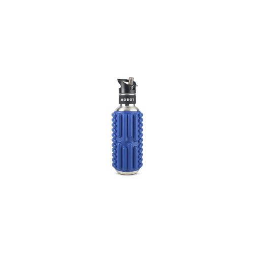 Bouteille de sport - Mobot - Fonction 2 en 1 rouleau de massage - Bleu foncé
