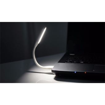 Lampe LED USB pour PC & MAC Lumiere Lecture Flexible Ordinateur Mini (NOIR)  - Achat & prix