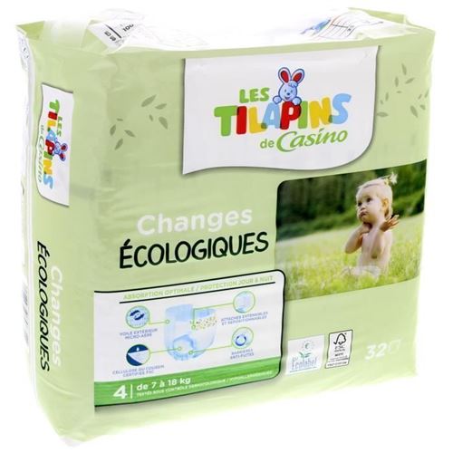 Les Tilapins Couches Ecologiques T4x32 Couches