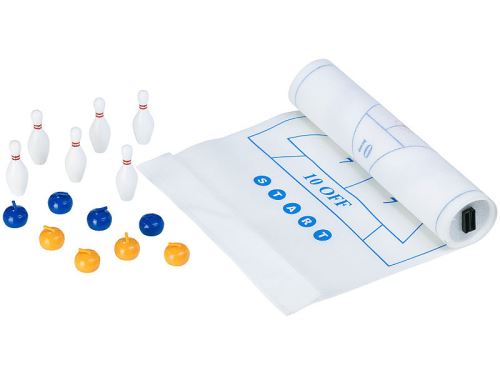 Tapis de jeu 3 en 1 pour curling, bowling et shuffleboard