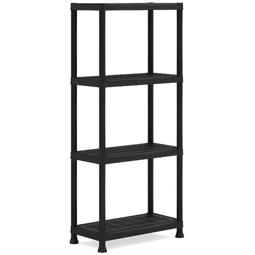 Curver estantería plástico resistente 4 estantes 60x30x135 cm