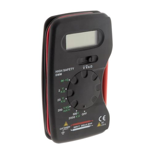 Lifedom Zenitech - Multimètre De Poche 13 Calibres + Housse