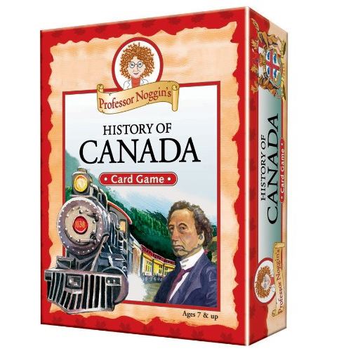 Jeu de cartes Trivia éducatif - Professeur Noggins Histoire du Canada