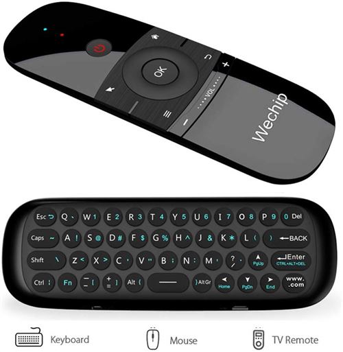 Runsnail Air Mouse Télécommande, RunSnail Télécommandes Sans Fil avec Fonction Souris et Clavier.