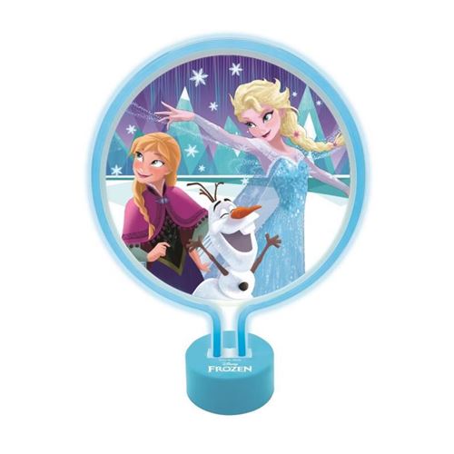 veilleuse hors puericulture lampe néon la reine des neiges