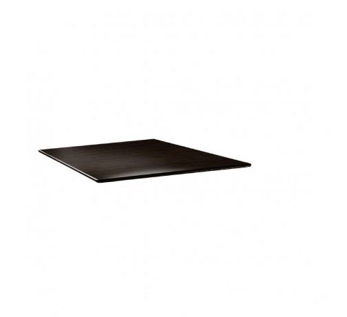 Plateau de table 70 cm carré - Smartline wengé - Bois
